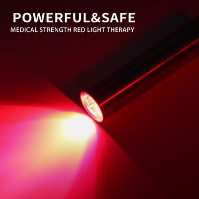 हैंडहेल्ड 9W 660nm रेड लाइट थेरेपी टॉर्च एलईडी लाइट थेरेपी गर्दन के लिए