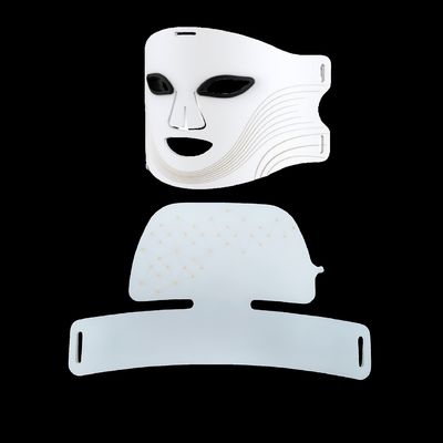 खरीदें OEM Factory of Silicone LED Facial Mask – 660nm Red Light + 850nm Infrared + Blue + Purple Modes ऑनलाइन निर्माण