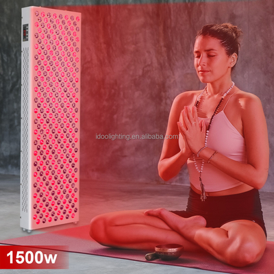 1500W रेड लाइट थेरेपी पैनल 630 660 810 850nm स्किन केयर एलईडी रेड लाइट थेरेपी पैनल