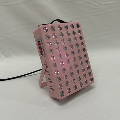 MINI 300W रेड लाइट थेरेपी हैंडहेल्ड पैनल एलईडी तरंग दैर्ध्य 630 660 810 850 गुलाबी और काले शरीर रंग में