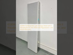 दर्द से राहत, त्वचा का नवीनीकरण और मांसपेशियों की वसूली के लिए 9 तरंग दैर्ध्य के साथ 4500W फुल बॉडी रेड लाइट थेरेपी पैनल